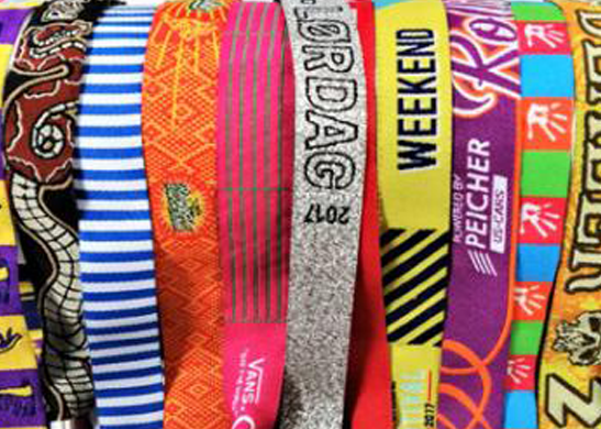 Fabric Charity Wristbands